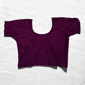 Stretchable Blouse - Cotton and Velvet