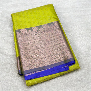 Kanchi Soft Silk - Mehendi Green