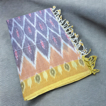 Pochampally Supersoft Ikkat Weaved - Multicolored