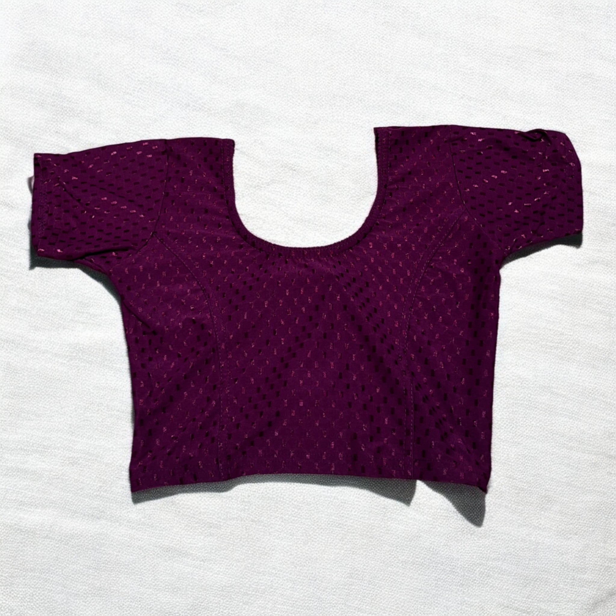 Stretchable Blouse - Cotton and Velvet