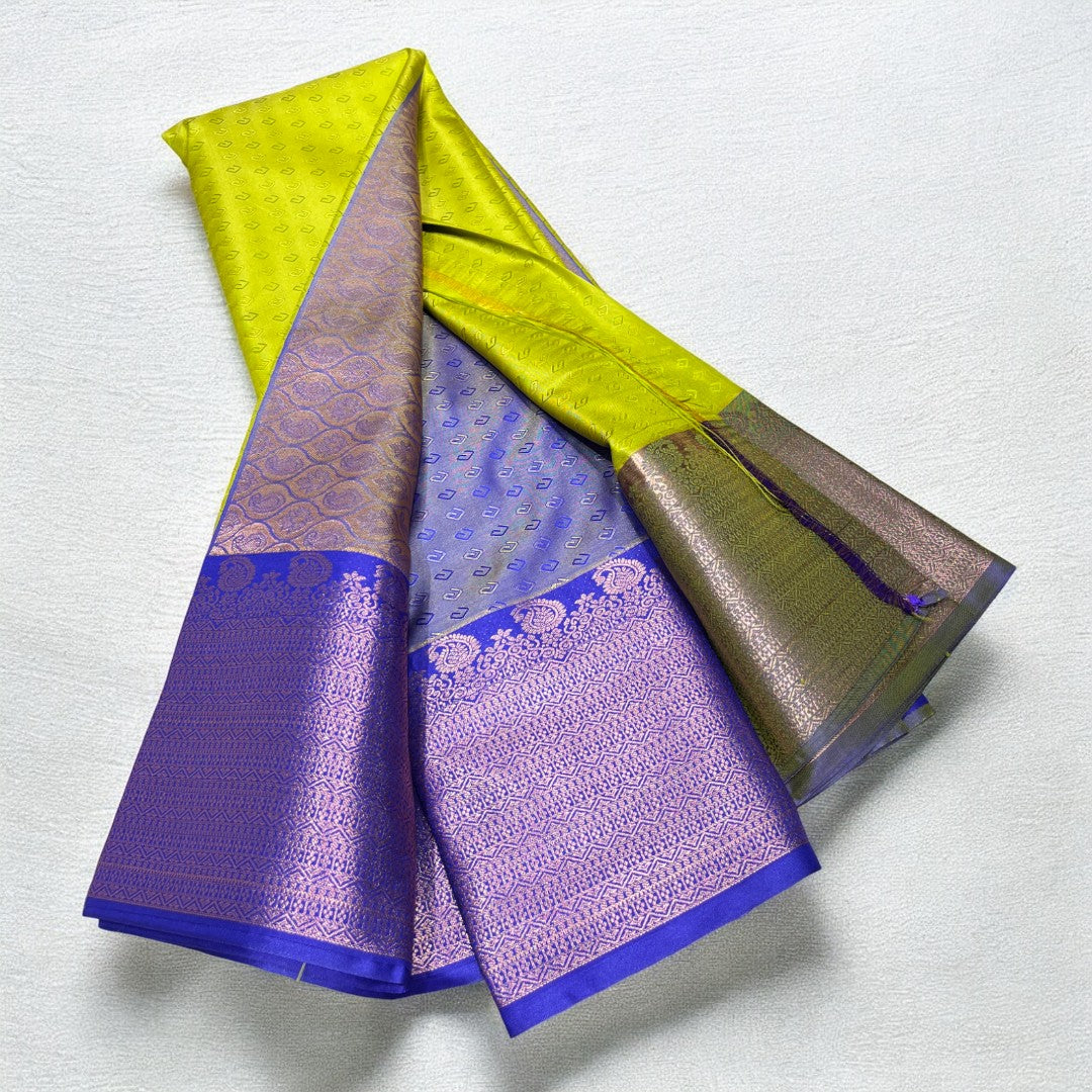 Kanchi Soft Silk - Mehendi Green
