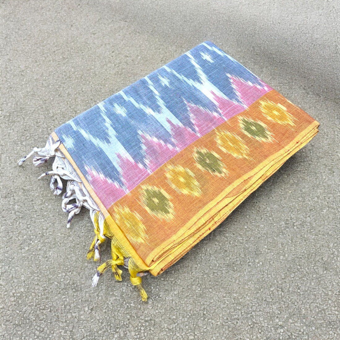 Pochampally Supersoft Ikkat Weaved - Multicolored